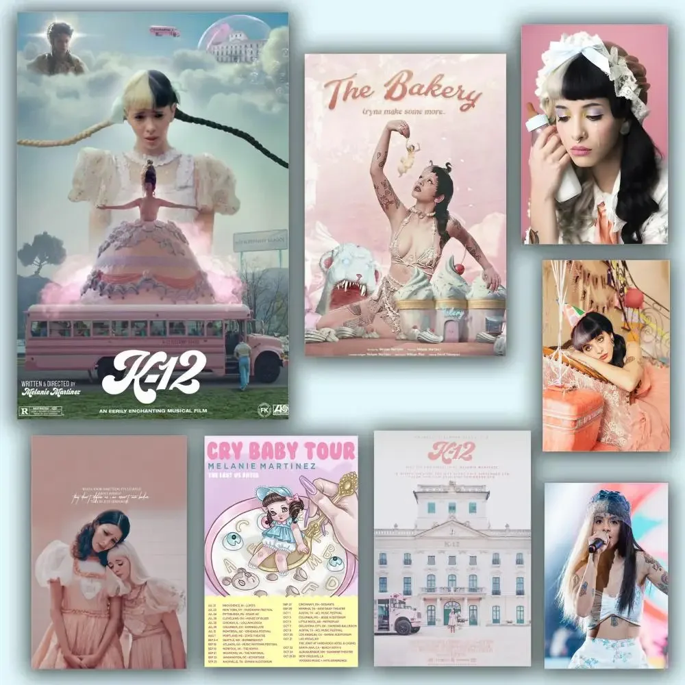 

Singer M-Melanie M-Martinez Poster HD Waterproof PVC Wall Art - Aesthetic Removable For Office Home Bedroom