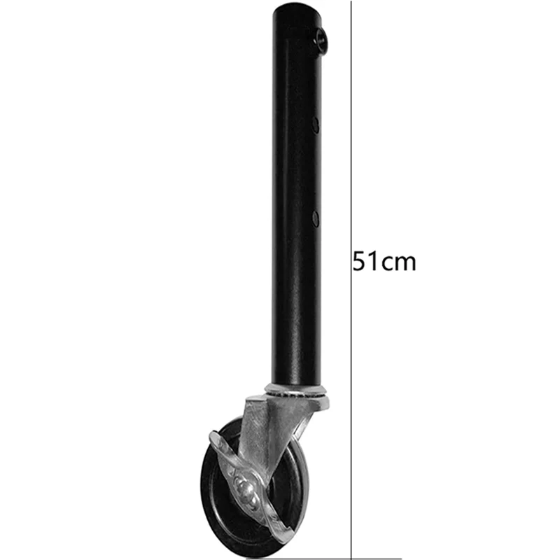 

Table Leg Extension For Folding Table Castors - Pack Of 4 Risers With Wheels For Straight And Curved Legs Durable 27Cm