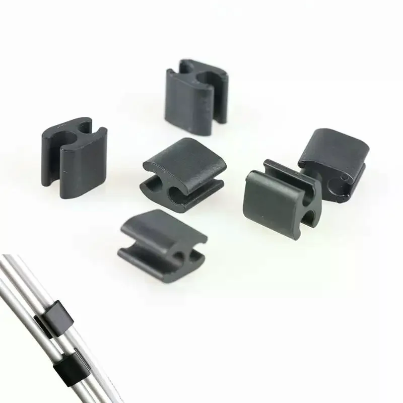 6Pcs Folding Bike Fixing And Organizing Device Nylon Opening U-shaped Shift Cable Management Clip Cycling Accessories