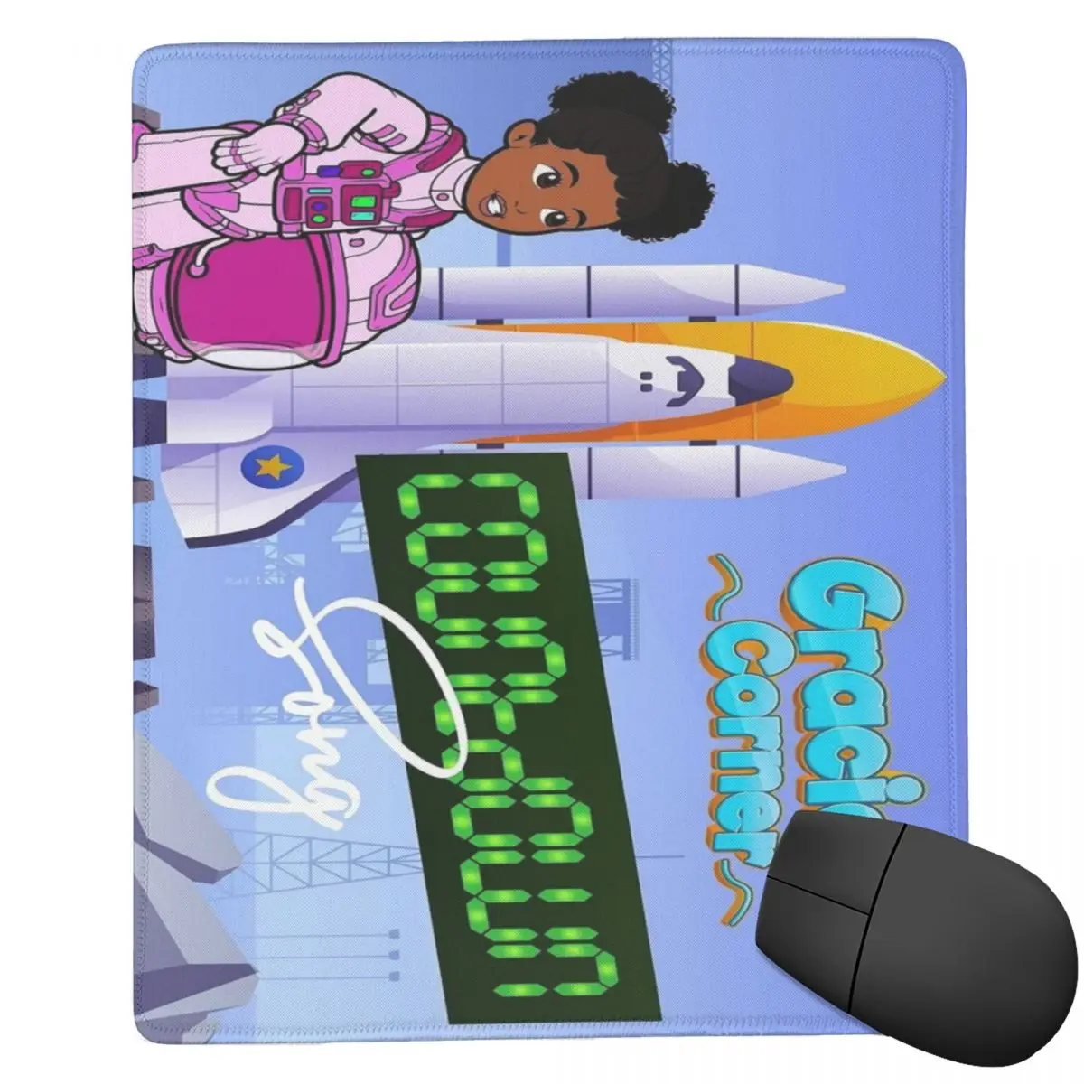 Funny Gracies Corner Pupil Mouse Pad Computer Keyboard Mouse Mat Gaming PC Laptop Desk Mat Office Accessories