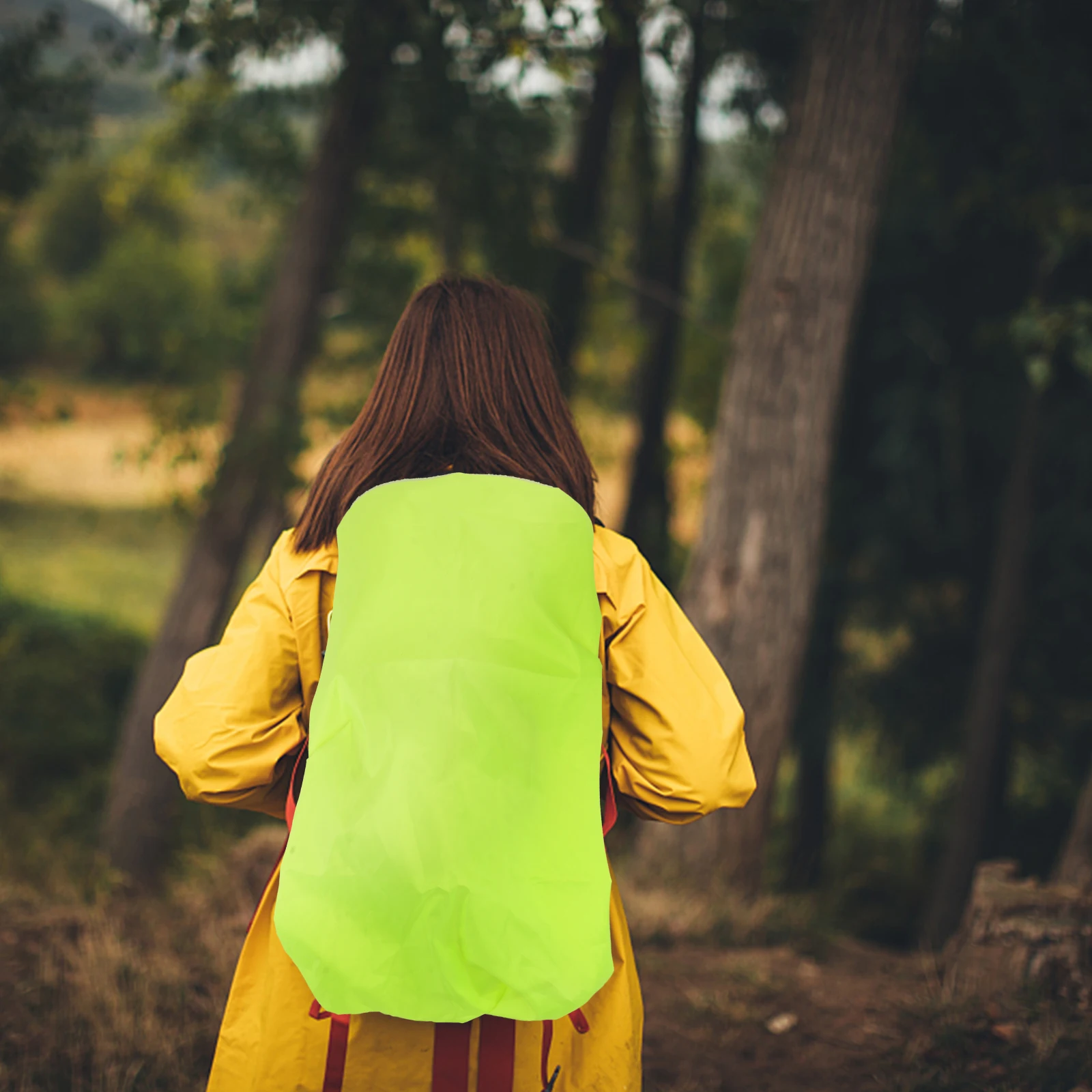 

Waterproof Backpack Rucksack Rain 45L Green Adjustable Foldable Lightweight Outdoor Travel Camping Hiking Gear Bag Cover
