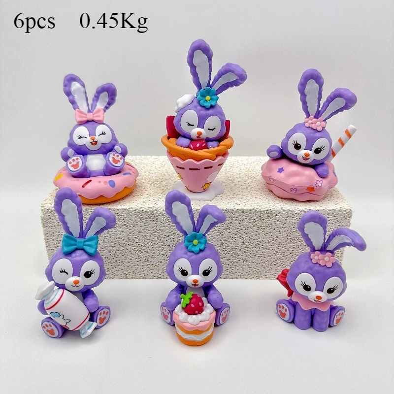 Lina Bell Stardelu Fox Rabbit Caja ciega de juguete de peluche, exquisito adorno de consola central de mesa y coche son perfecto para regalo de Navidad