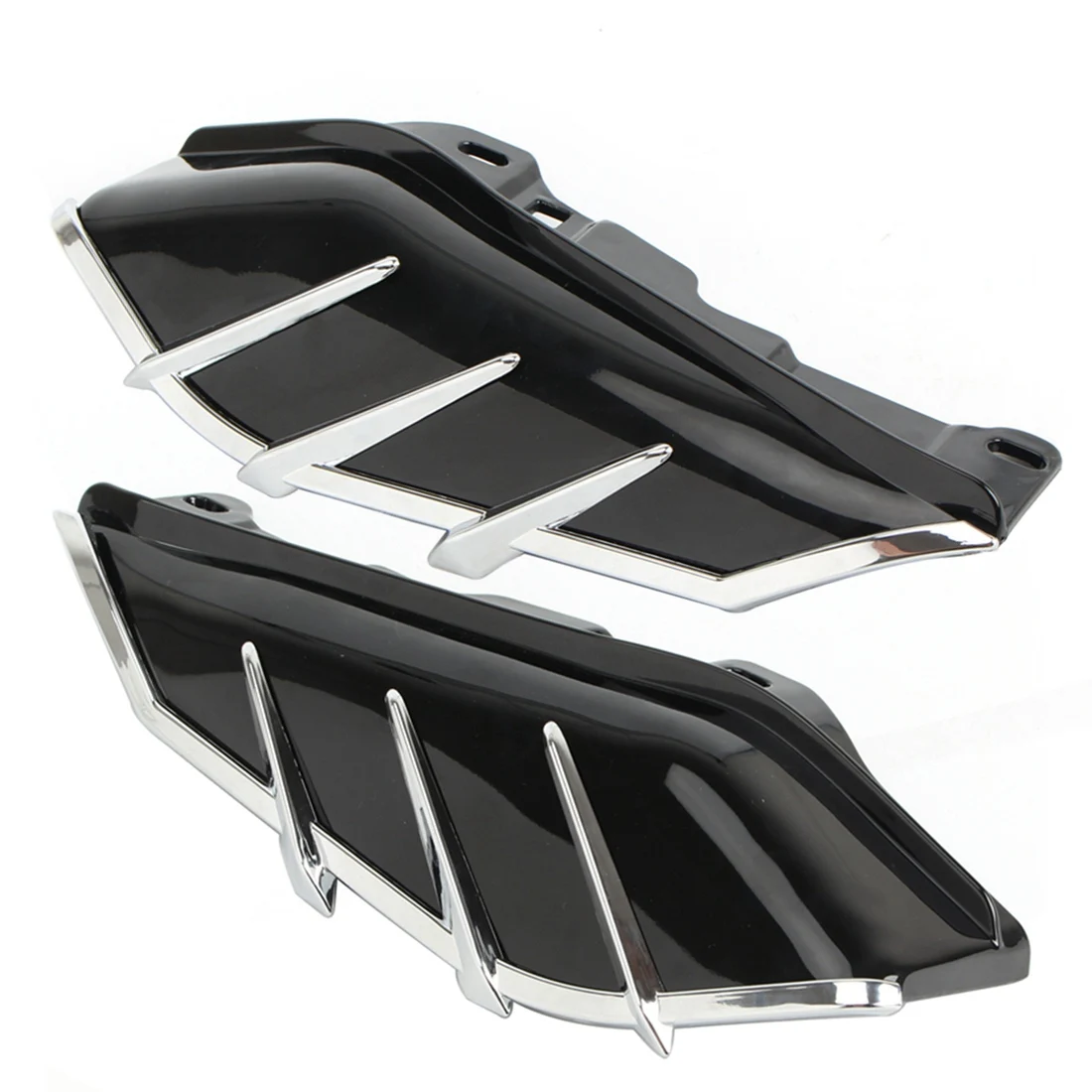 Motorcycle Heat Shield Mid-Frame Air Deflector Trim for Harley Touring Electra Glide Street Road Glide CVO