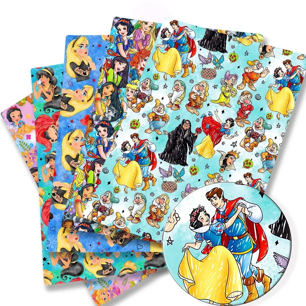 

Ткань с героями мультфильмов Диснея, хит продаж, сделай сам, ручное шитье, лоскутное шитье, детское платье, домашний лист 140 см, ткань с принтом, детская ткань для шитья