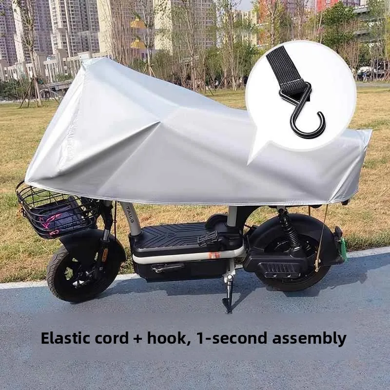 

Portable Motorcycle Car Cover Waterproof Sunshade Dustproof Rainproof Vehicle Motorcycle Shield Summer Heat Protection