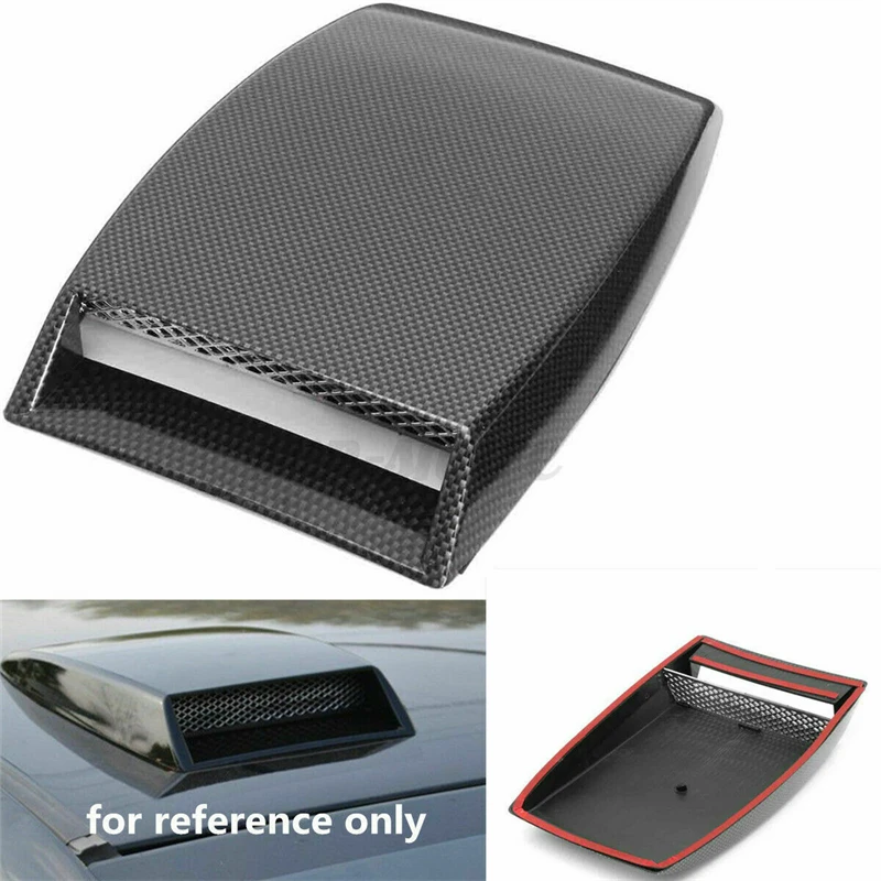 

Universal Car Air Flow Intake Hood Scoop Vent Bonnet Decorative Covers Center Side Air Outlet Hood Auto Exterior Accessories