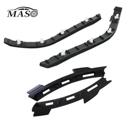 Left+Right Car Front/Rear Bumper Support Bracket Retainer for Hyundai Accent 2012 2013 2014 2015-2017 86613-1R000 86583-1R000