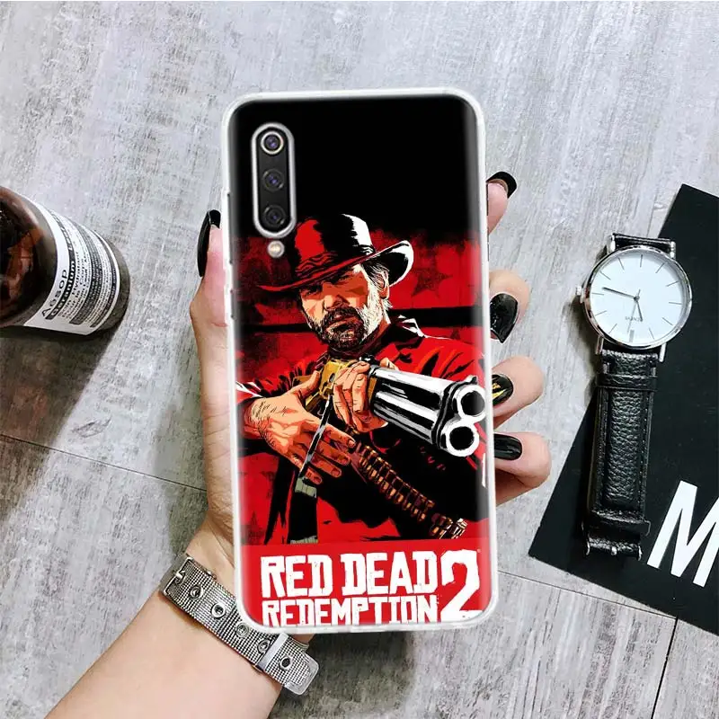 Red Dead Redemption 2 Phone Case For Xiaomi Redmi Note 13 12S 12 11S 11E 11 Pro Plus 11T 10S 10 9S 9 + 8T 8 7 Art Pattern Cover 