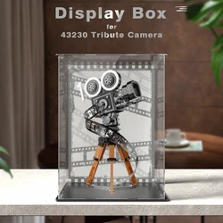 Acrylic Display Box for Lego 43230 Tribute Camera Dustproof Clear Display Case (Toy Bricks Set not Included)