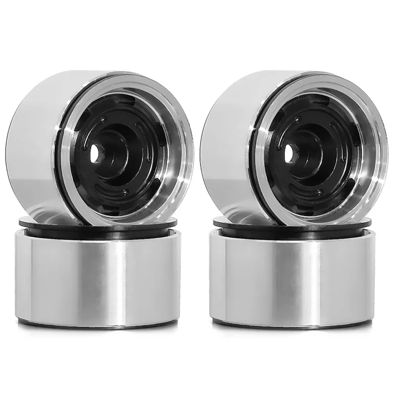 

A04F-4 шт., металлический 1,0-дюймовый обод колеса с бисером, ступица колеса для 1/18 1/24 RC гусеничного автомобиля, осевой SCX24 AX24 TRX4M TRX4-M, обновленные детали