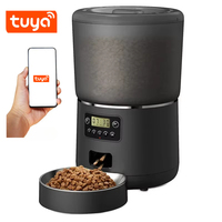 4L Automatic Smart Pet Cat Food Dispenser WiFi Cat Feeder with APP Control for Pet Dry Food Dual Power Supply For Small Dogs