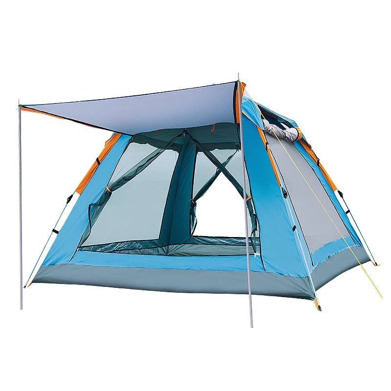 

Automatic Tent with Sun Protection Silver Coating Waterproof Big Space Outdoor Tents for Camping