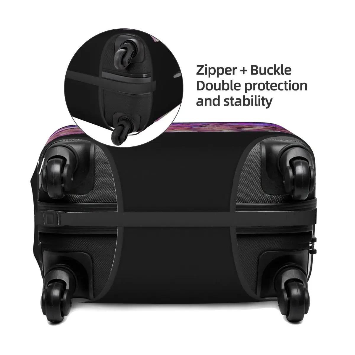 Fun Kpop Singer Twice Girls غطاء حقيبة حماية مرن لرحلة الأمتعة أغطية حماية مقاس 18-32 بوصة