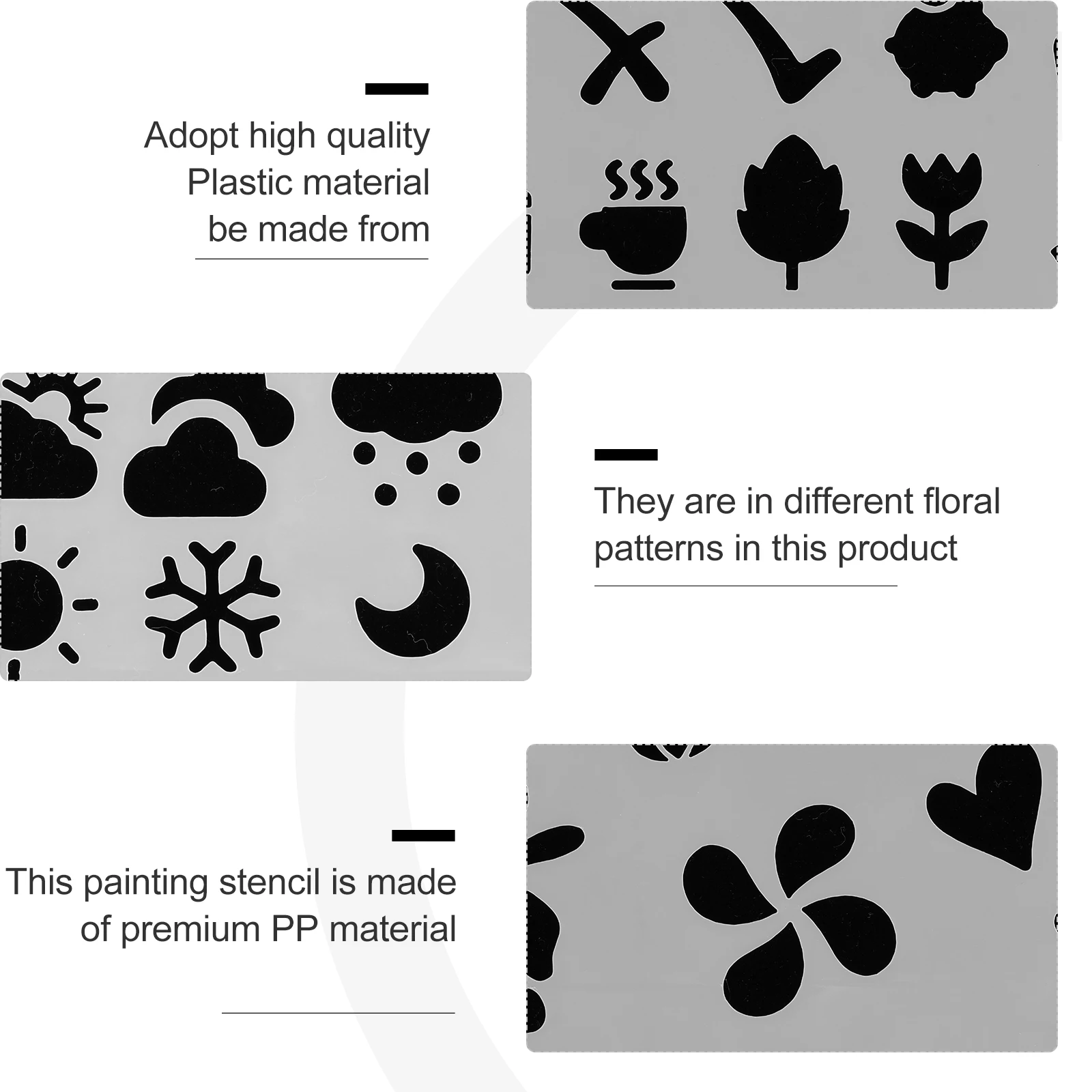 

Diy Journal Stencils Reusable Scrapbook Painting Templates Notepad Planner Stencil Set For Adults Kids Graffiti Drawing