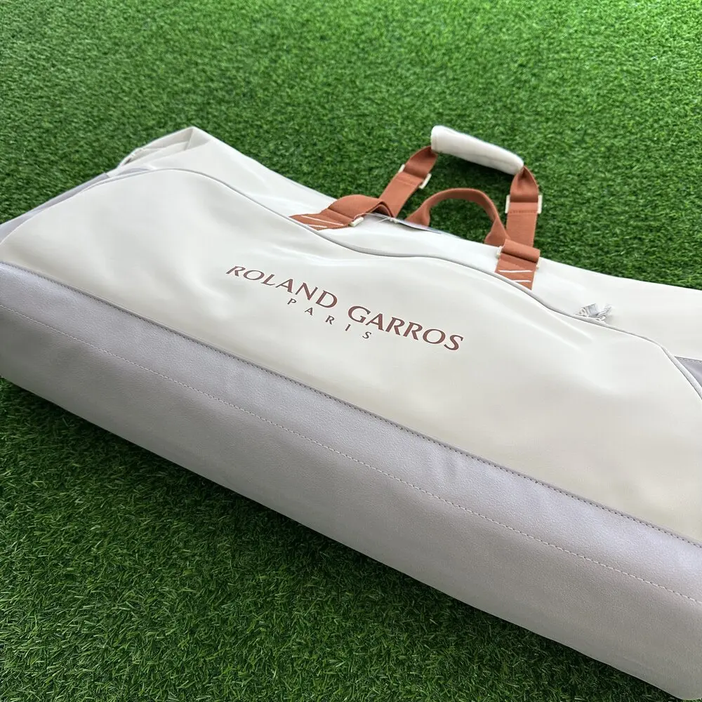 Wilson 2024 Roland Garros Tennis Duffel Racket Bag Super Tour Large Tennis Bag Max for 5 Racquets With Independent Inner Pocket