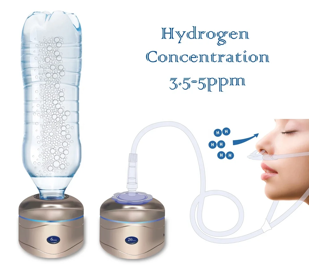 

Portable High Generator 5000ppb Water Maker Mini Inhaler LCD Display Mineral Water Bottle Converter