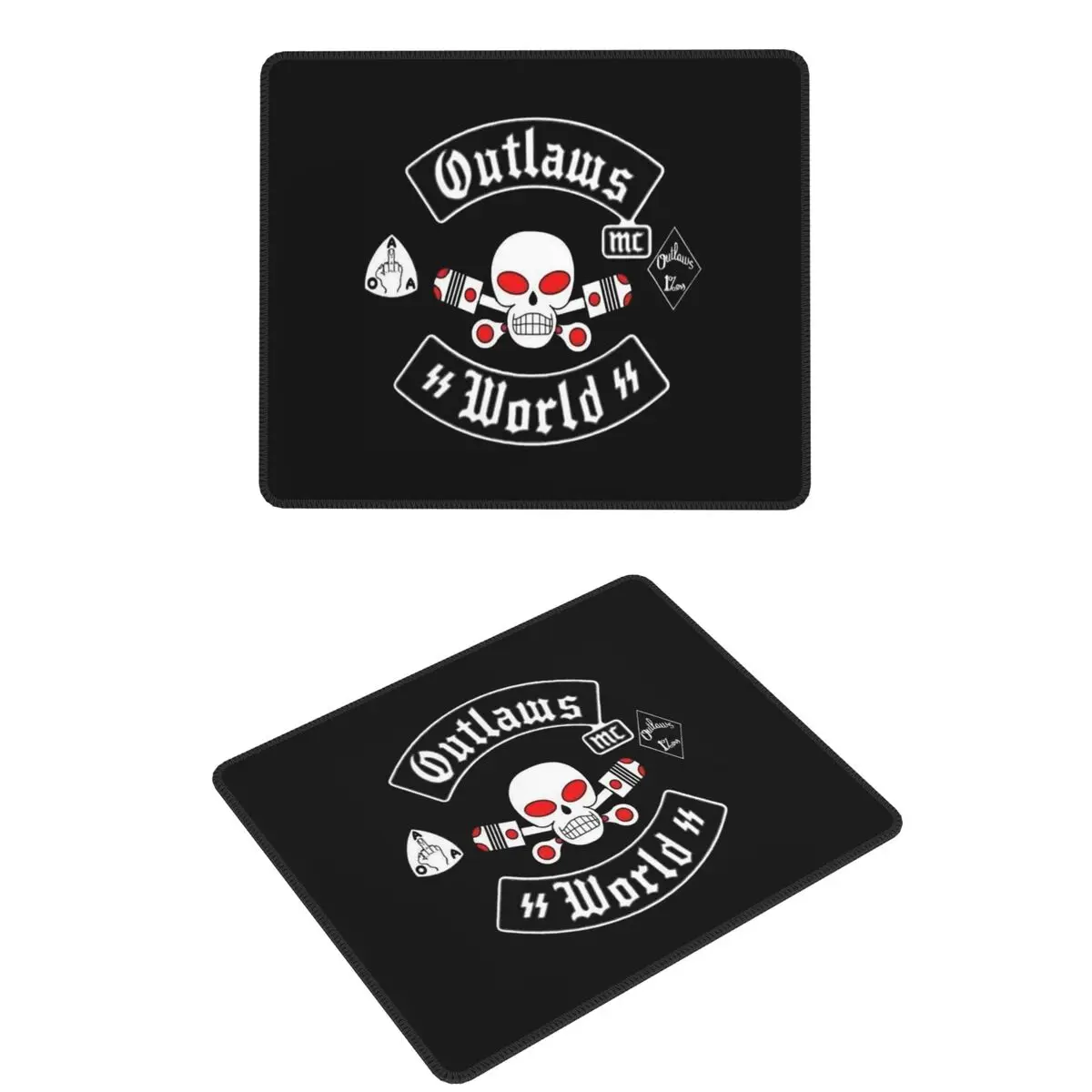 Outlaws Mc Support Mouse Pad Computer Keyboard Mouse Mat Gaming Laptop Desk Mat Office Table Mats