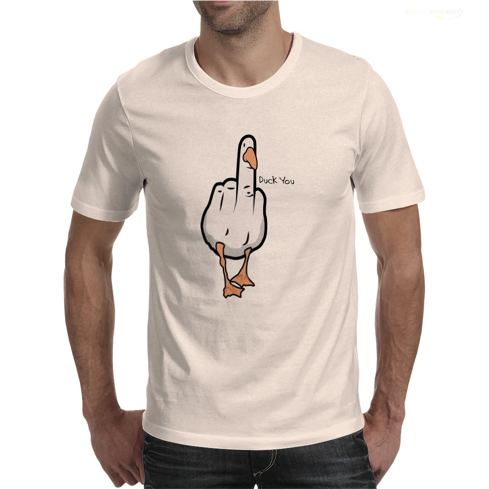 Duck Cartoon Funny Tshirt Interesting Goose Animal Round Neck Breathable T Shirts Fashion Street Casual New In Tops & Tees