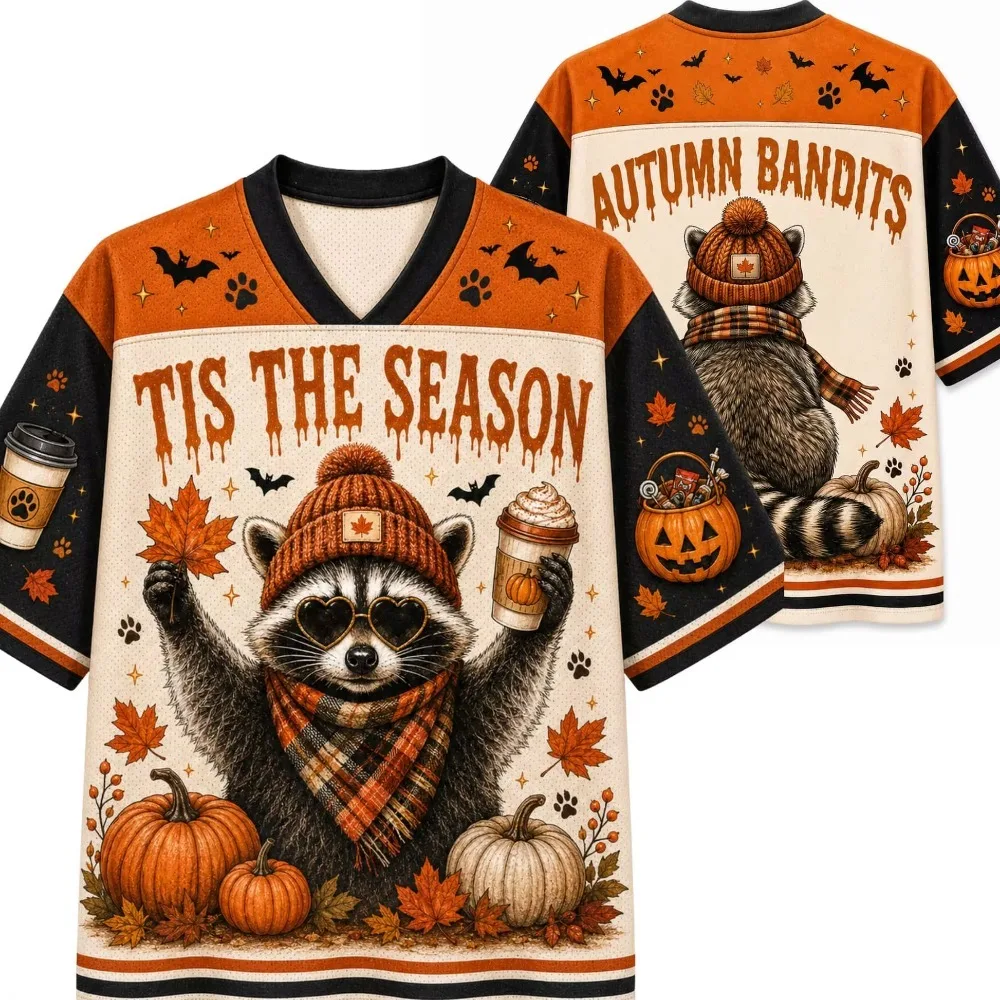 Halloween Theme Y2K 3D Printed Men Sport V-neck T-shirt Outdoor Street Casual Fashion Quick-drying Breathable Parent-child Cloth
