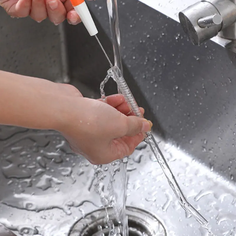 Multifunctional Straw Brush Milk Bottle Straw Brush Small Brush Cleaner Tools