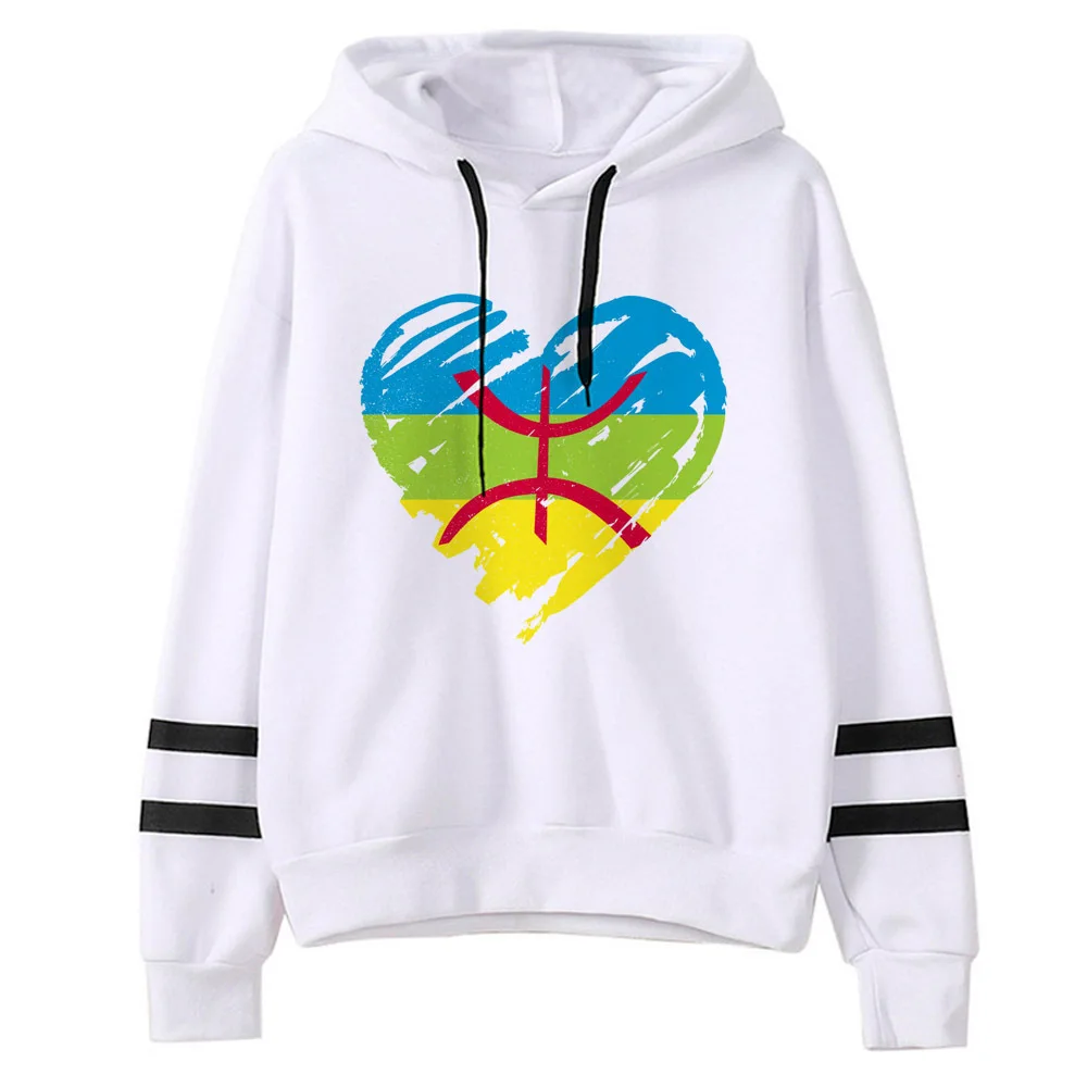 Amazigh hoodie comic elegant casual wear anime youthful girl sweatshirts hoddie printed design comfortable trendy winter