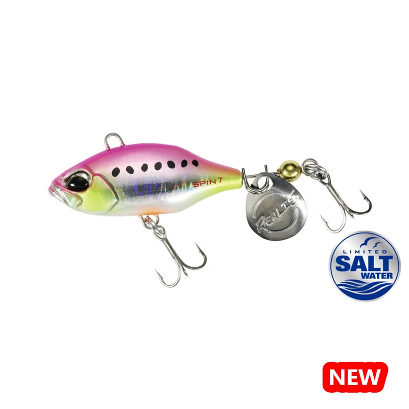 

9035Japanese IMADUO submerged lure with rotating sparkles VIB freshwater sea fishing lure for coastal casting bass fishing