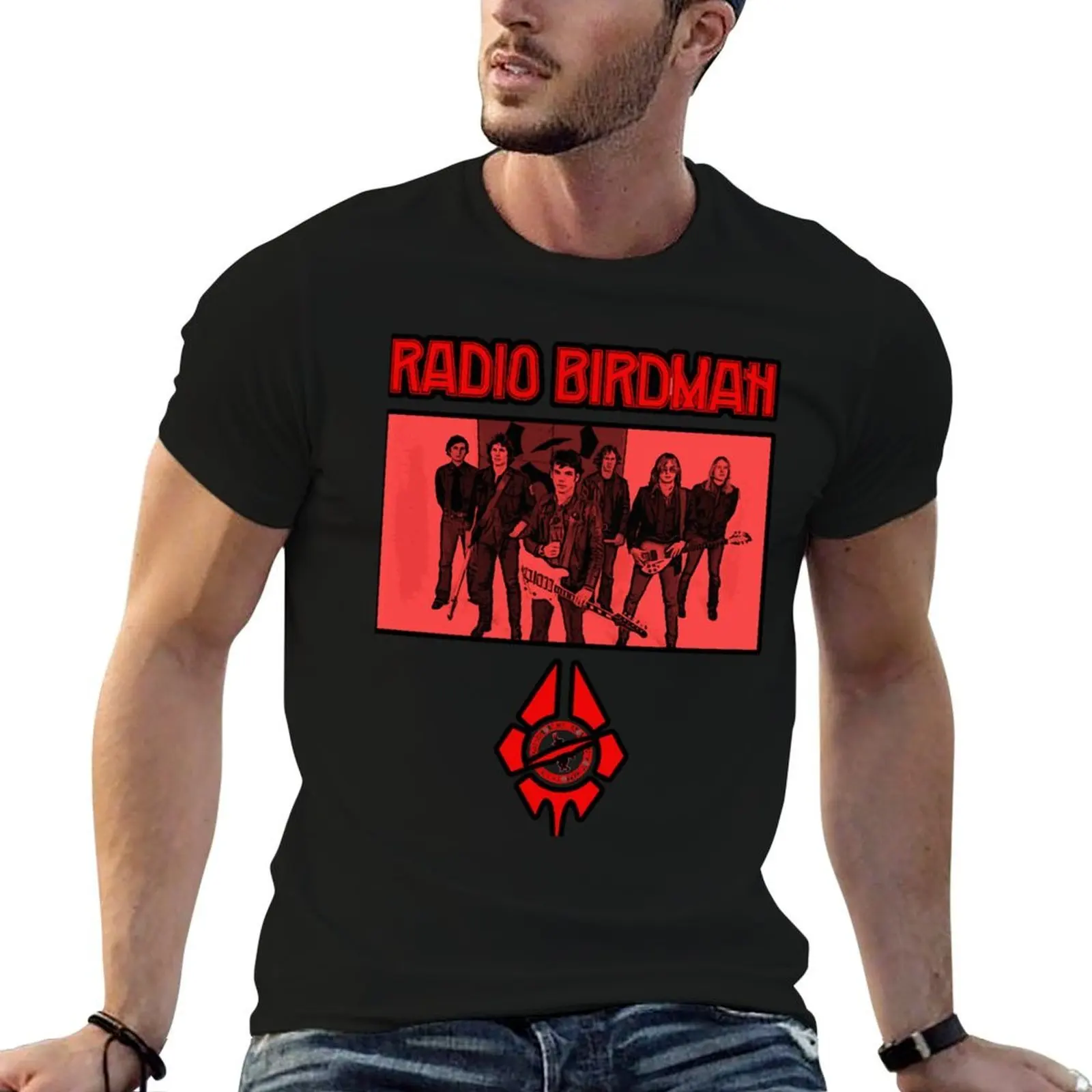 

radio birdman australian punk rock T-Shirt men t shirt cotton 100% man t shirts cotton T-Shirt