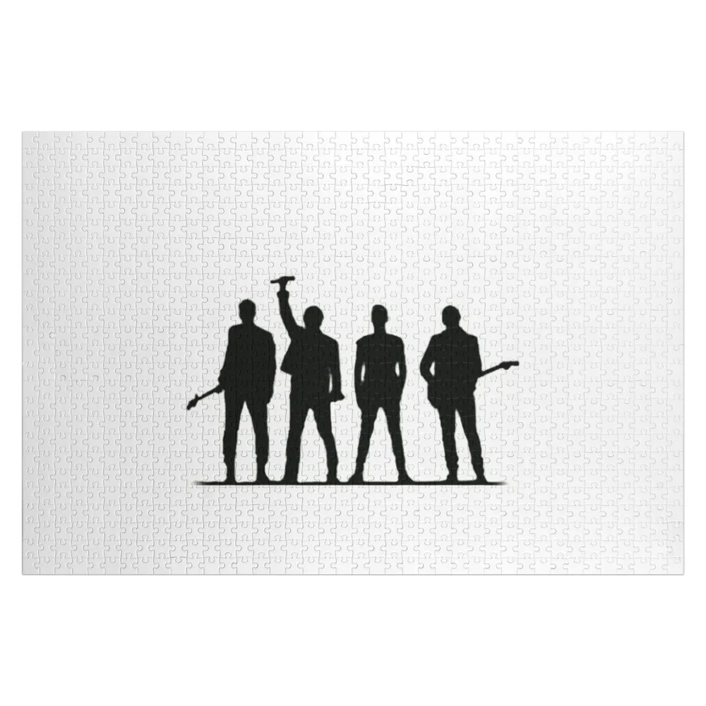 

U2 silhouette The Joshua Tree Tour Jigsaw Puzzle Jigsaw Custom Custom Gift Puzzle