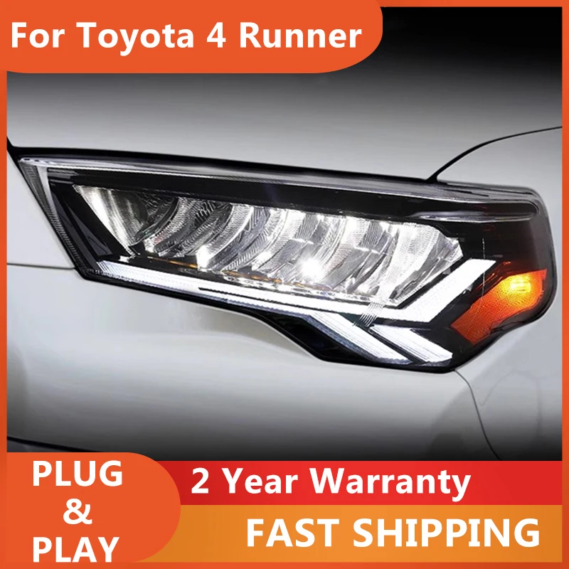 

Car Accessories for Toyota 4 Runner Head Light 2013-2020 4Runner Headlights DRL Turn Signal High Beam Projector Lens