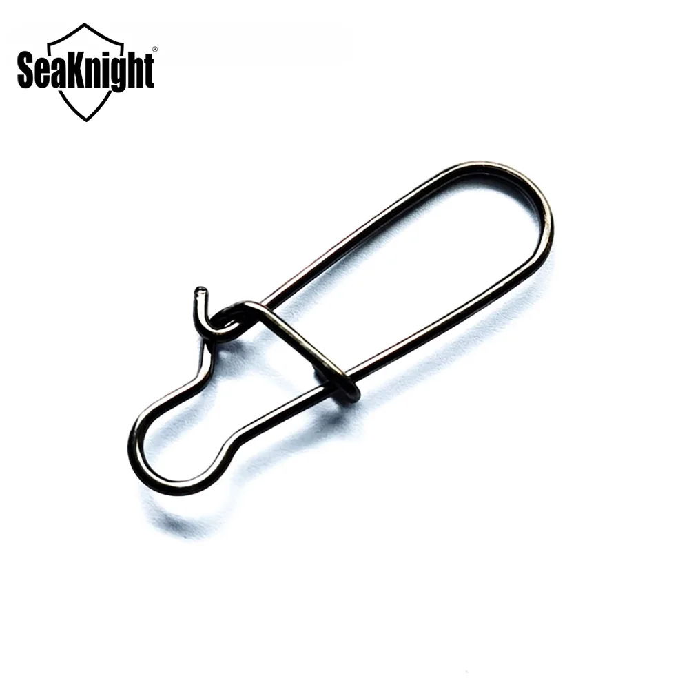 2024 SeaKnight New 100PC Stainless Steel Fishing Connector Fishing Accessory Strong Drag 33kg38kg47kg66kg 95kg Fishing Tool Snap