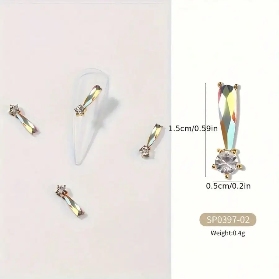 240 قطعة Y2K مسمار الراين AB كريستال القلب فراشة الدب ستار ديكور الهدايا