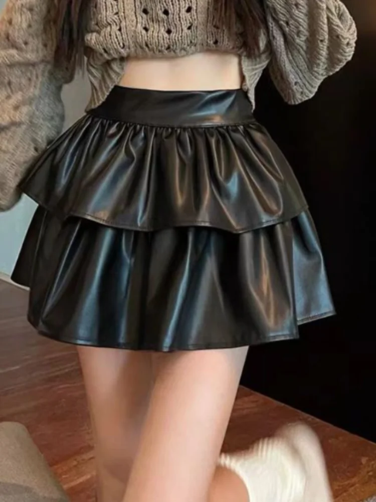 

New Spring/Summer High Waist Slim Skin Skirt A-line Half Length Skirt Spicy Girl Sexy Cake Puffy Skirt for Women