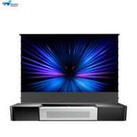 WUPRO OEM cbsp screen laser tv cabinet ust projector 120 alr screen integrated cabinet laser tv smart cabinet