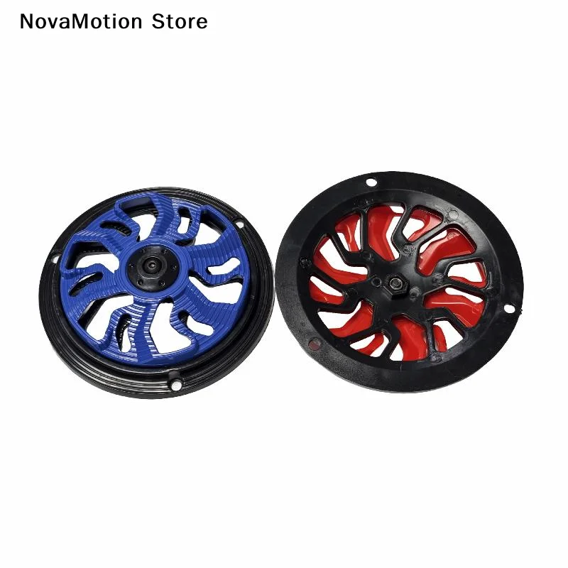 [NM]Universal Motorcycle Rotating Fan Cover Plastic Spinner Radiator Protective Decoration Universal Cooling Blade Protector[NM]
