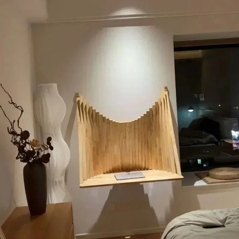 

Чистый красный стол, компьютерный стол, DIY стильный стол, индивидуальный складной журнальный столик, подвесной настенный стол, письменный стол mesa escritorios