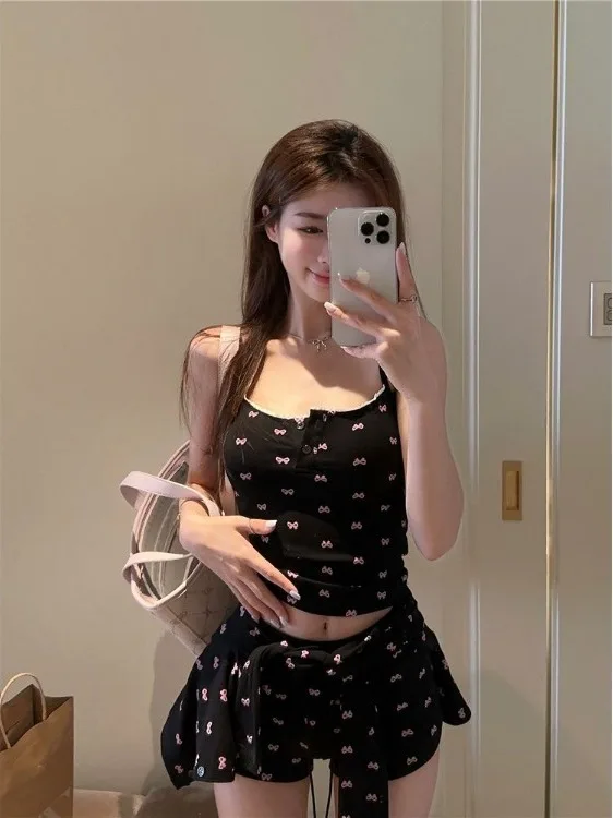 

Летний комплект футболок, Spwear Pure Desire Sle, бюстгальтер на бретельках, милая сексуальная милая домашняя одежда, носимые на открытом воздухе