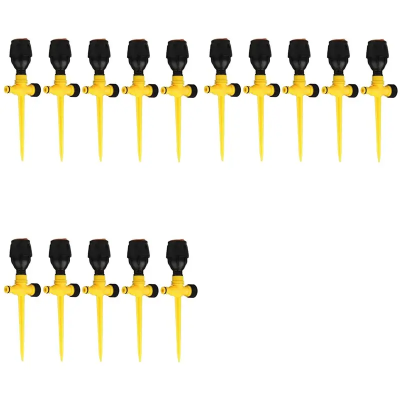 

AS60-Automatic 360 Degree Rotation Lawn Sprinklers For Yard, Large Area Coverage, Lawn & Garden Essential (15PC)