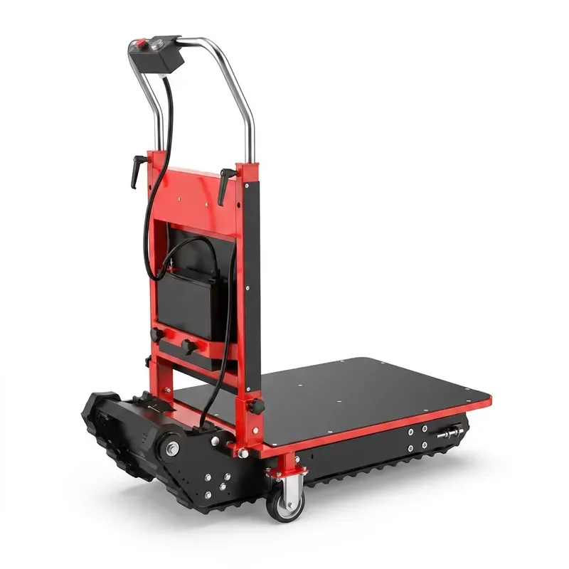 Electric climbing trolley, heavy-duty electric trolley, for handling boxes, refrigerators, warehouses