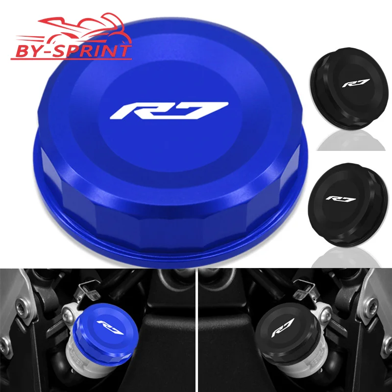 

Black Blue Red Rear Brake Fluid Reservoir Cover Cap For YAMAHA YZFR7 YZF-R7 YZF R7 2021 2022 Motorcycle CNC Accessories