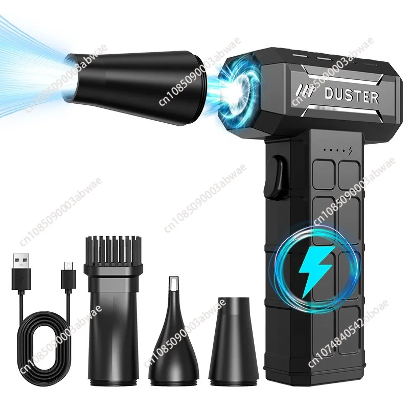 High‑Speed Turbo Jet Blower, Portable Powerful Dust Blower for Computer Case, Keyboard Electronic Device Cleaning
