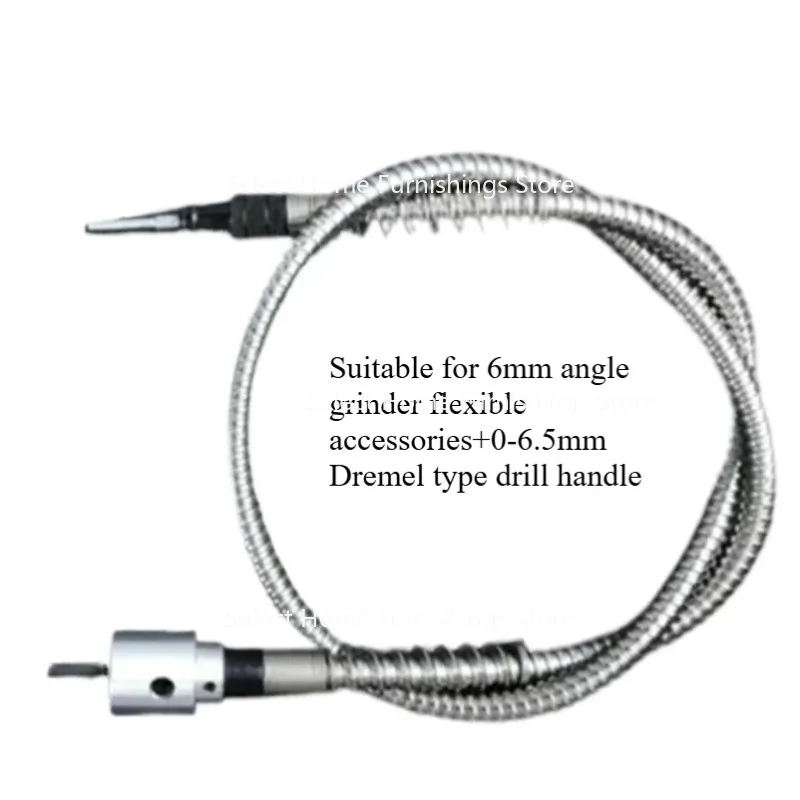 

Suitable for 6mm Angle Grinder Flexible Accessories+0-6.5mm Dremel Type Drill Handle