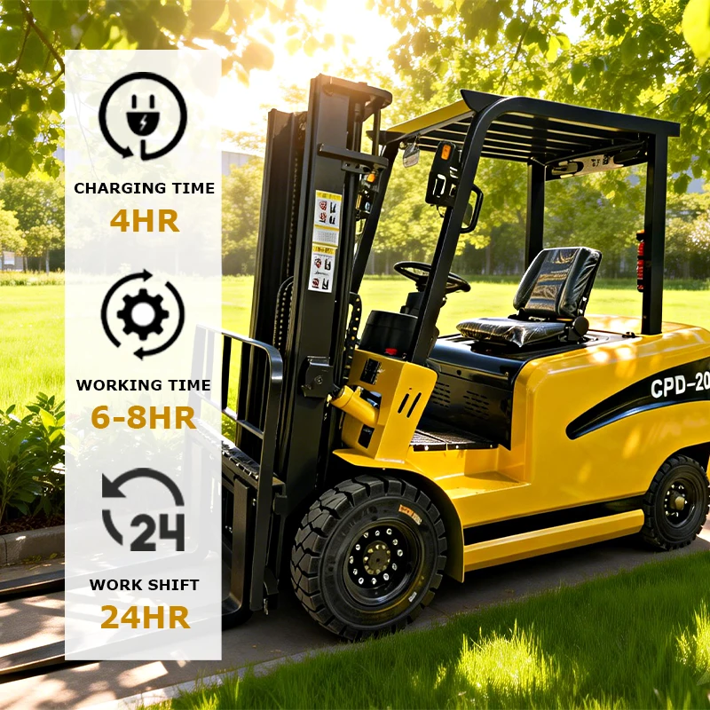 Customized 2026 New Electric Forklift 2.5 Ton Narrow Aisle Forklift Machine High Lifting 6m Energy Saving For High Rack Storage