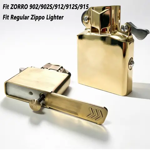 Metal Brass Petrol Lighter Insert Replacement Oil Insert for Zippo Regular Case ZORRO 902 902S 912 912S 915