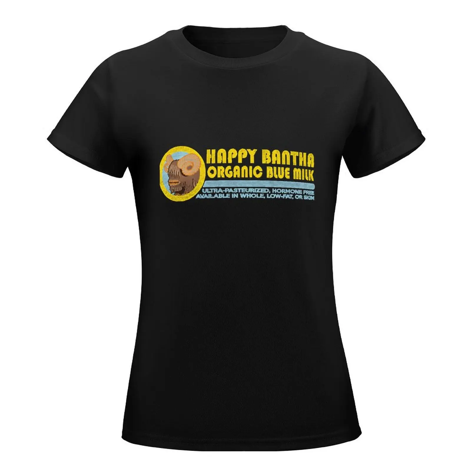 Happy Bantha T-Shirt aesthetic clothes animal prinfor clothes for Women