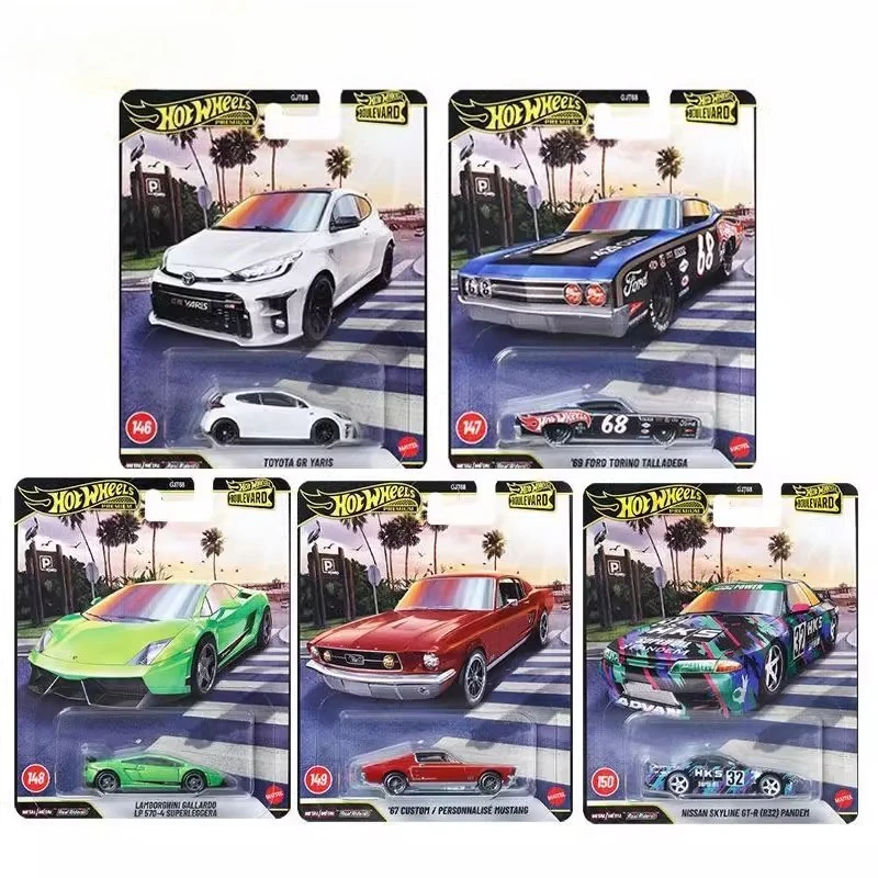 Original Hot Wheels Premium Car Boulevard Toy Boy 1/64 Diecast