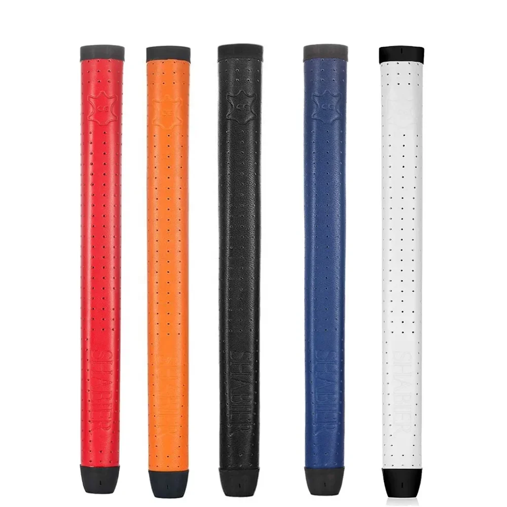 Pure Handmade Breathable Genuine Leather Golf Putter Grip