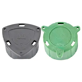 RVプラグダストカバー、位置合わせキャップ、トレーラーコネクタ、保護ツール、プラスチックソケットプロテクター、13ピン、1個