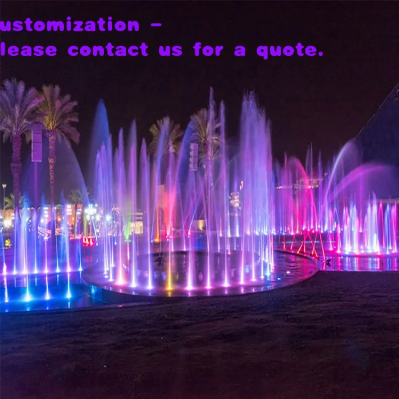 custom.Fenlin Large Outdoor Dry Dancing Fountain Controller Commercial Interactive Musical Feature Stainless Steel 304