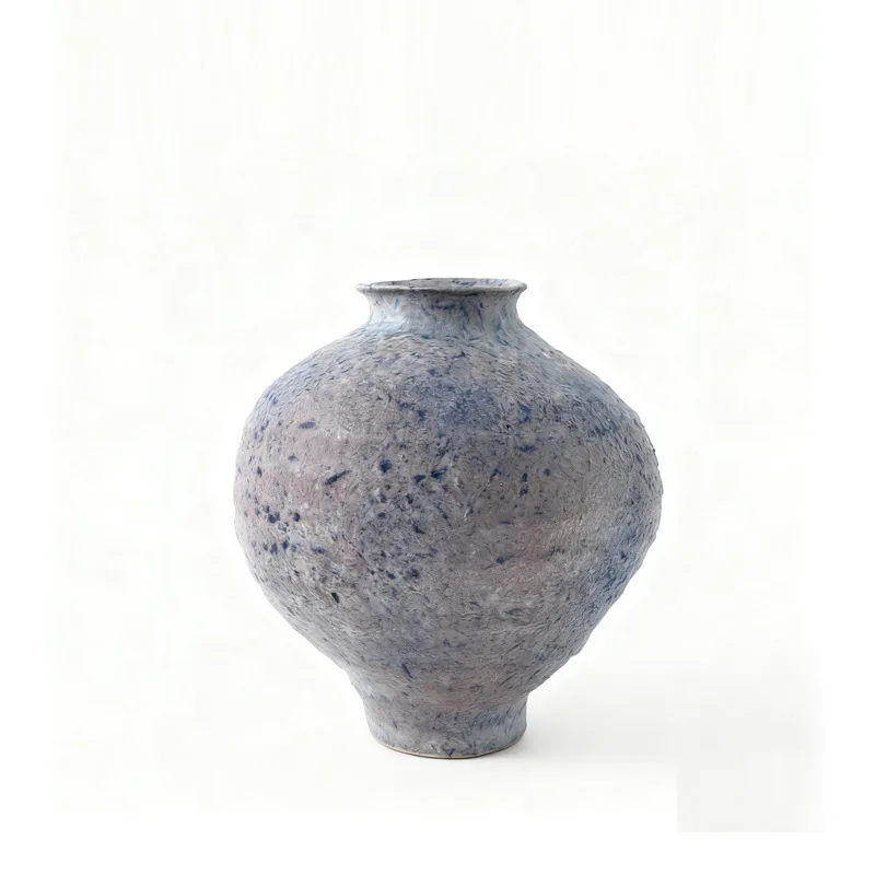 

New Chinese coarse pottery jar big-bellied ceramic vase