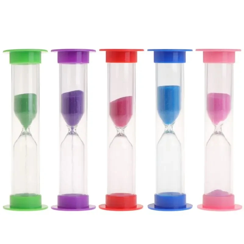 1-5 Minutes Creativity Mini Hourglass Sand Clock Cooking Brushing Teeth Kitchen Tools Timer Sandglass Children's Christmas Gifts